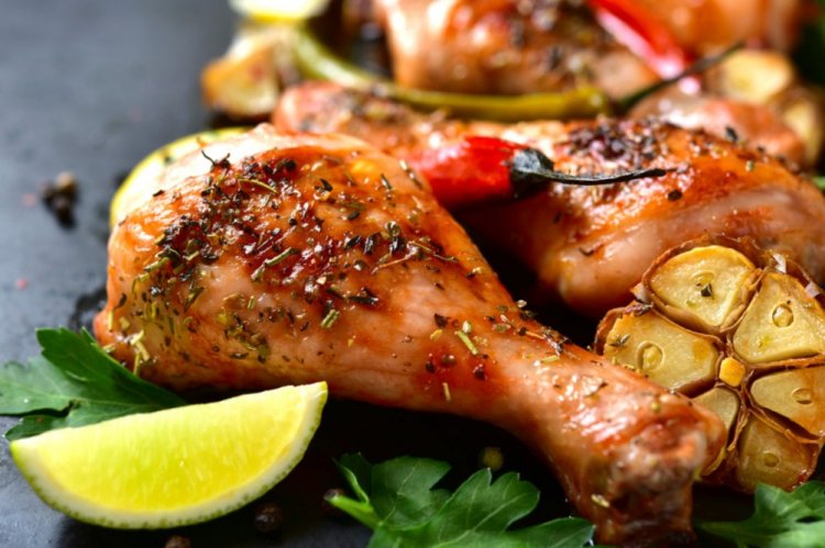 Куриные ножки в соевом соусе на мангале