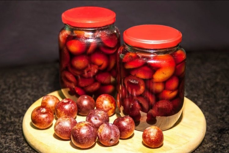 Слива в собственном соку на зиму