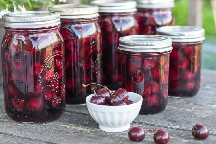 Вишня без сахара на зиму