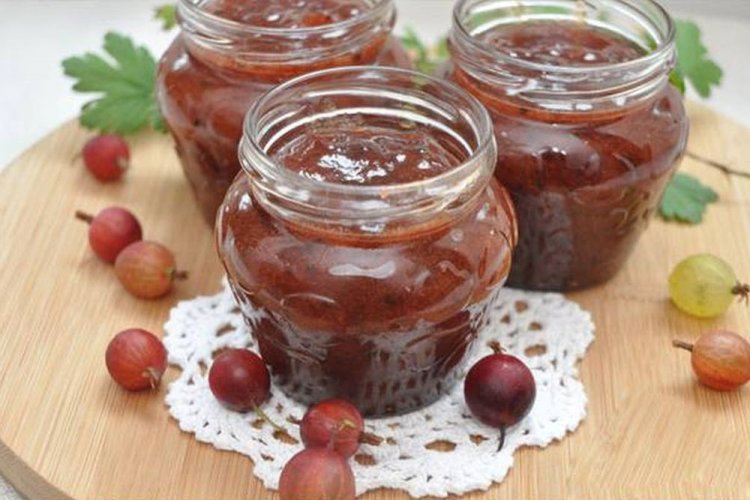 Желе из крыжовника без сахара