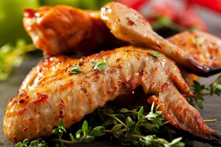 Куриные крылышки в майонезе на мангале