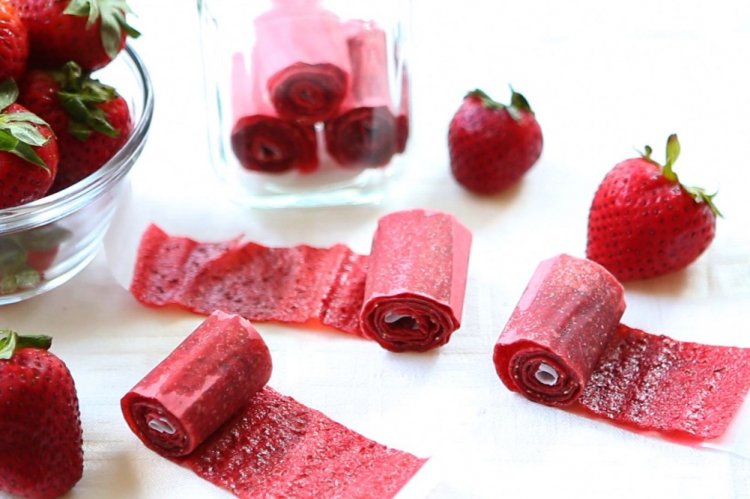 Пастила из малины и клубники