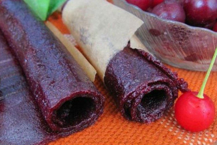 Пастила из малины и вишни