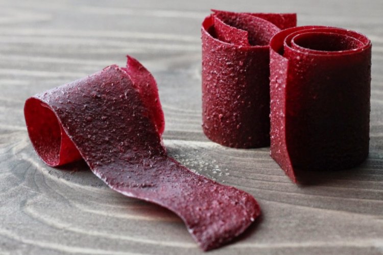 Пастила из малины и кабачков