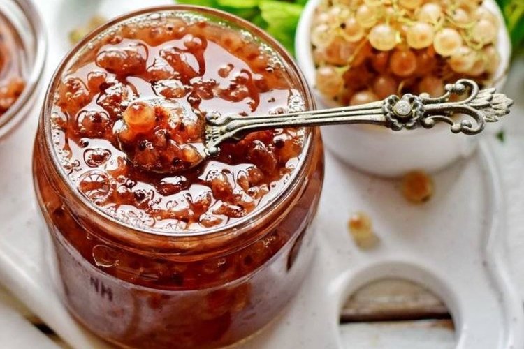 Варенье-пятиминутка из белой смородины