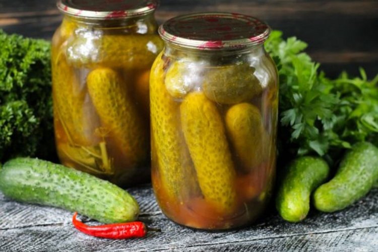 Огурцы с кетчупом без уксуса