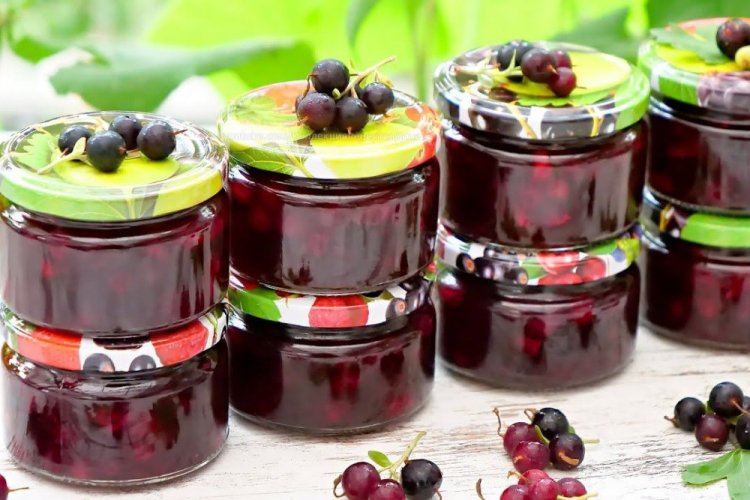 Джем из яблок со смородиной