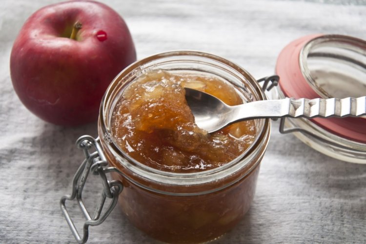 Янтарный джем из яблок на зиму