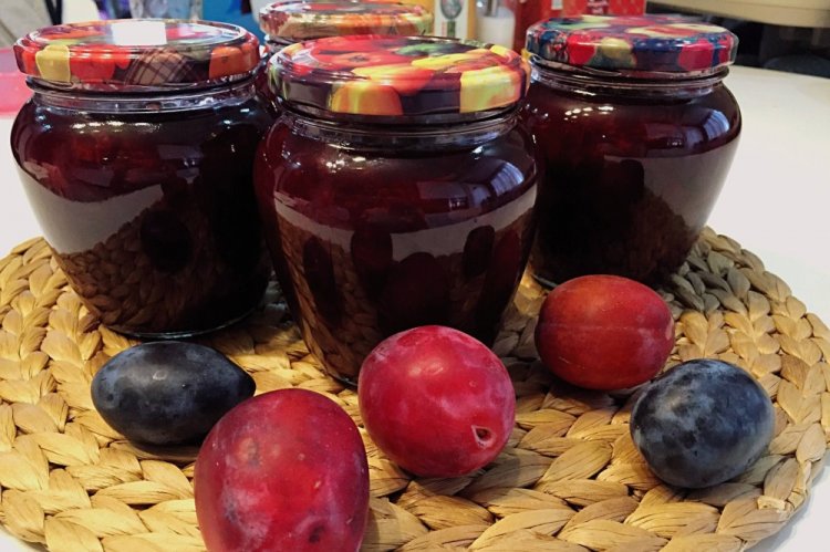 Повидло из сливы, персиков, яблок и груши