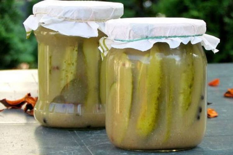 Огурцы с лимонной кислотой и сухой горчицей