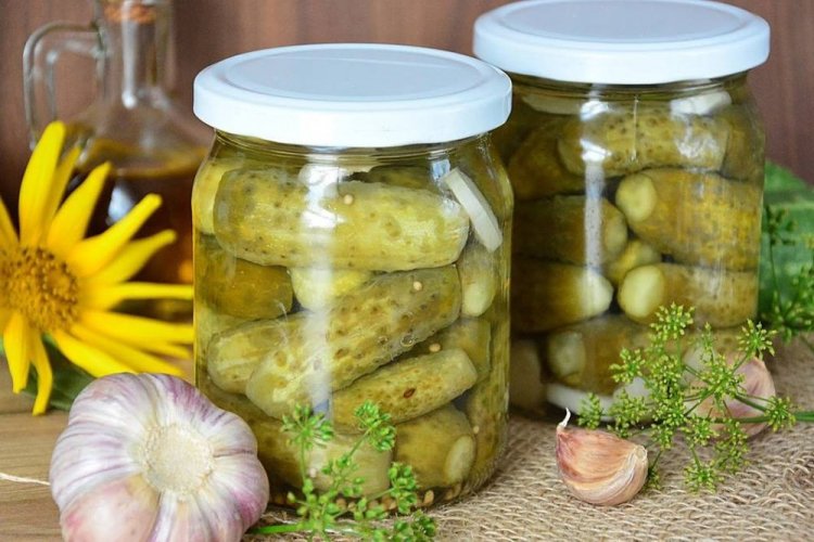 Огурцы с горчицей без сахара