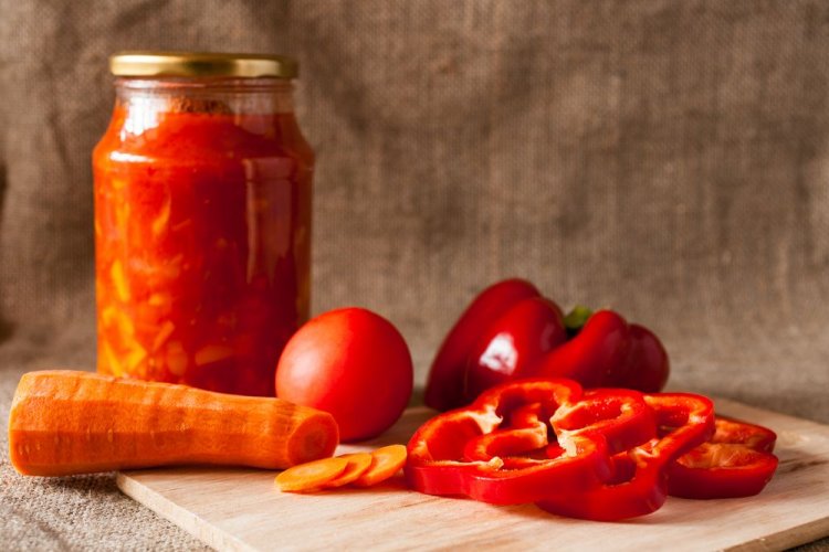 Лечо из болгарского перца, помидоров и моркови на зиму