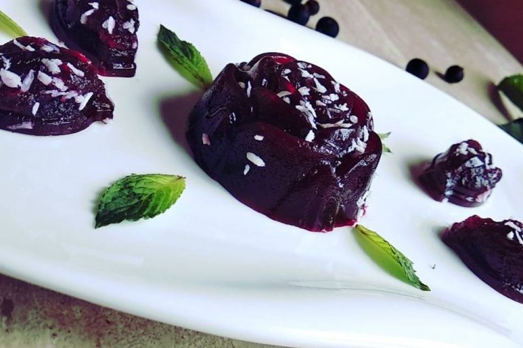 Мармелад из черной смородины с агар-агаром