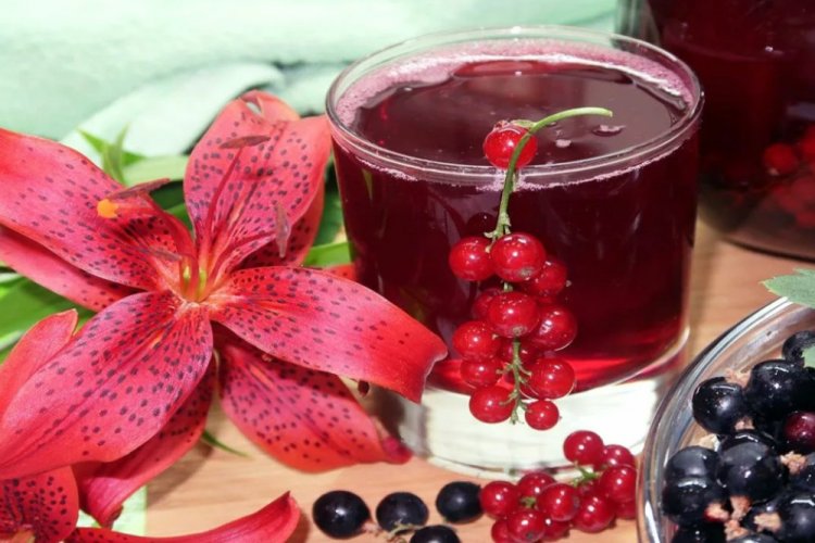 Сок из красной и черной смородины на зиму