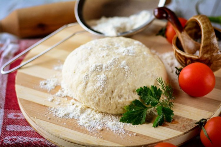 Слоеное тесто для пиццы на кефире