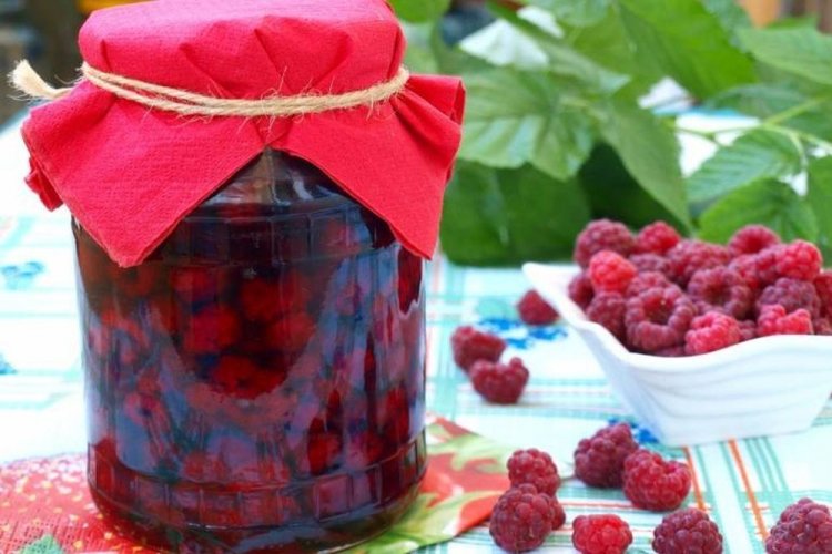 Малина в собственном соку с фруктозой