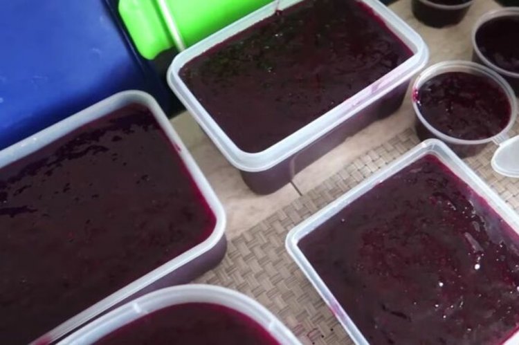 Варенье из черной смородины без варки в морозилке