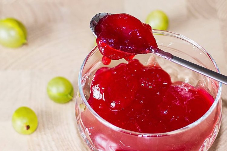 Желе из крыжовника с апельсиновым соком