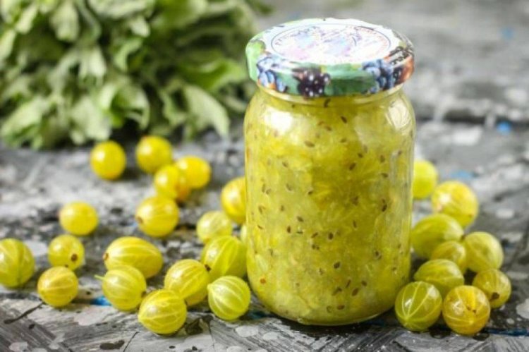 Желе из крыжовника с апельсинами и пектином