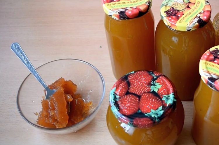 Повидло из запеченных ранеток