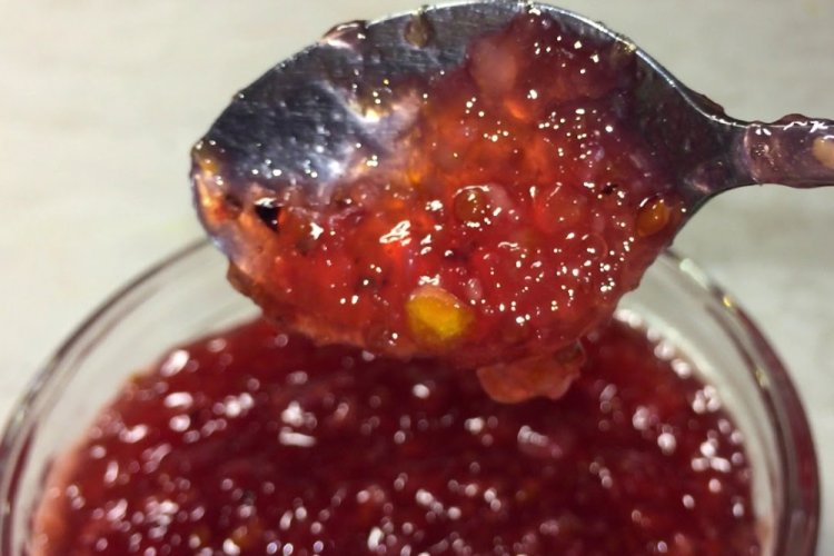 Повидло из красной смородины с апельсином