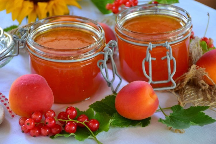 Повидло из красной смородины и абрикосов