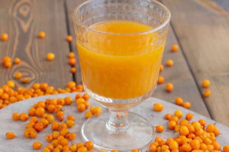 Морс из облепихи через мясорубку