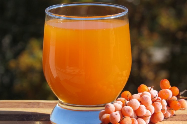 Морс из замороженной облепихи