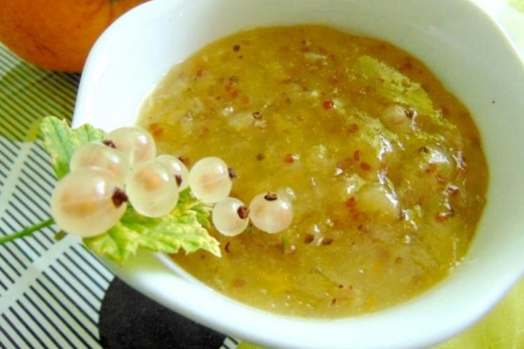 Джем из белой смородины с апельсином