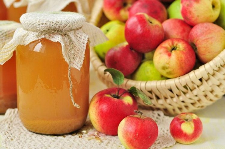 Яблочный сок без сахара на зиму