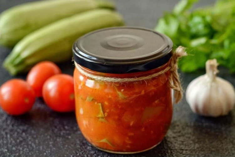 Лечо из кабачков со стерилизацией