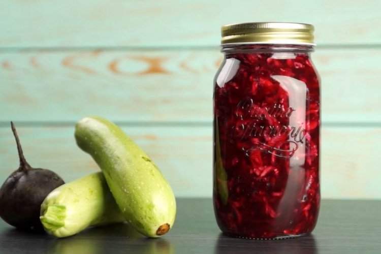 Салат из кабачков и свеклы на зиму