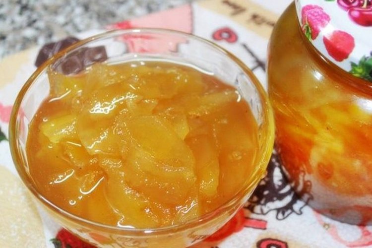 Варенье из груши и персиков