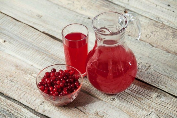 Морс из брусники без варки