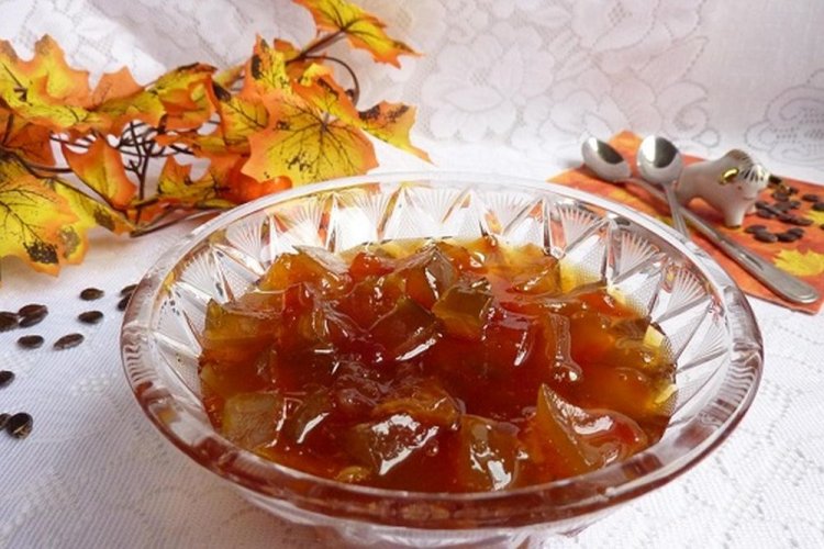 Варенье из арбузных корок с коньяком