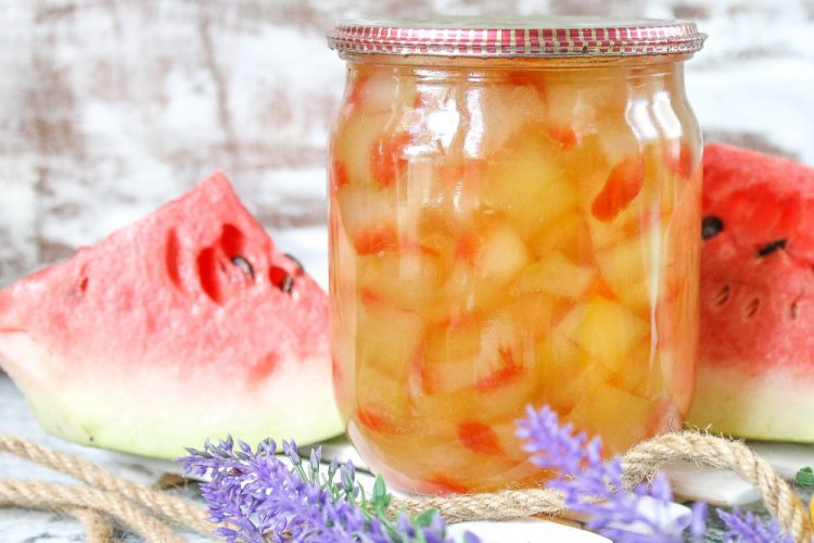 Варенье из арбузных корок с содой