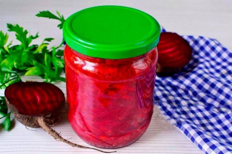 Борщевая заправка с хреном на зиму