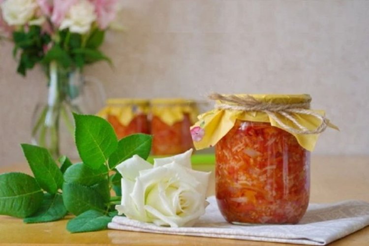 Салат с рисом и овощами без уксуса