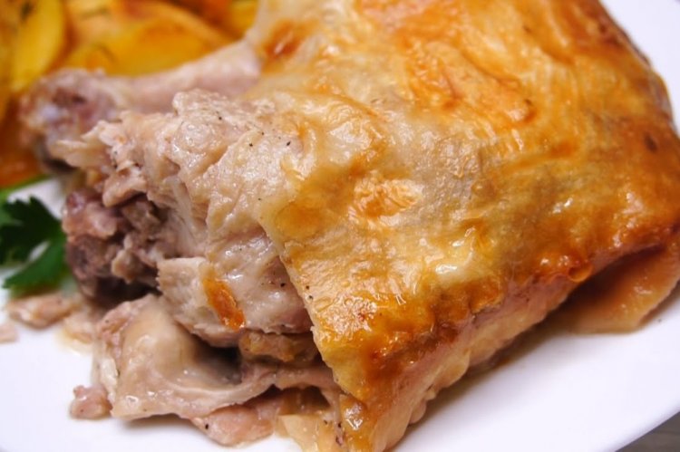 Куриные ножки в лаваше