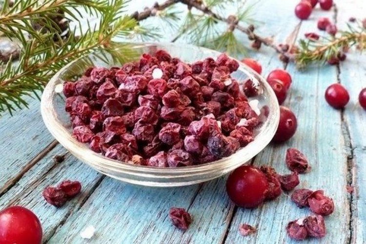 Сушеная брусника как конфеты