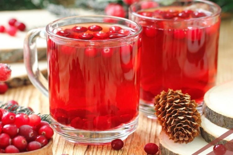 Компот из брусники на зиму