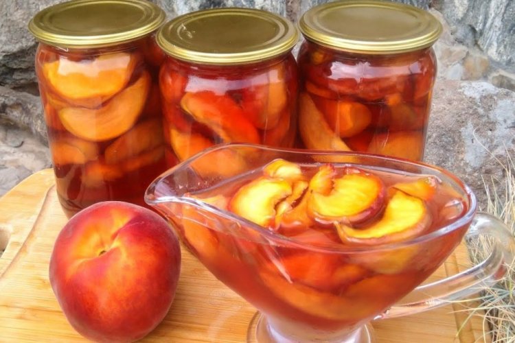 Варенье из нектаринов дольками