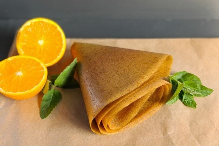 Пастила из яблок с апельсином