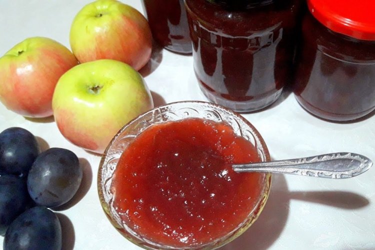 Повидло из яблок и сливы