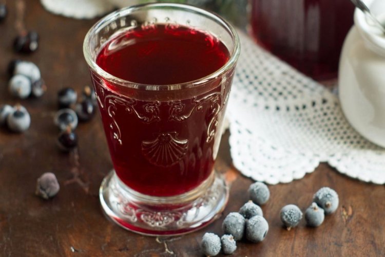 Компот из замороженной черники