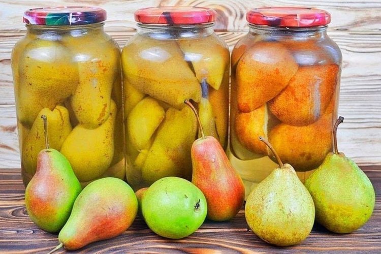Классический компот из груши со стерилизацией