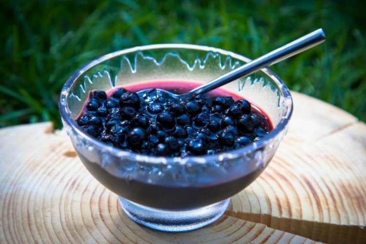 Черника в собственном соку без сахара