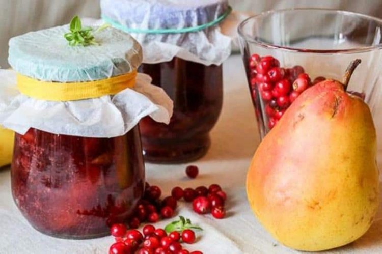 Варенье из брусники и груши