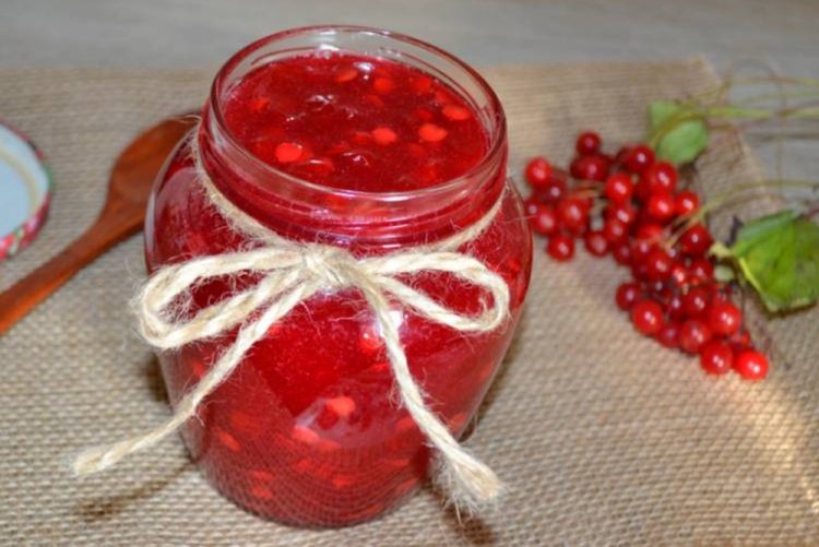 Калина в собственном соку на зиму