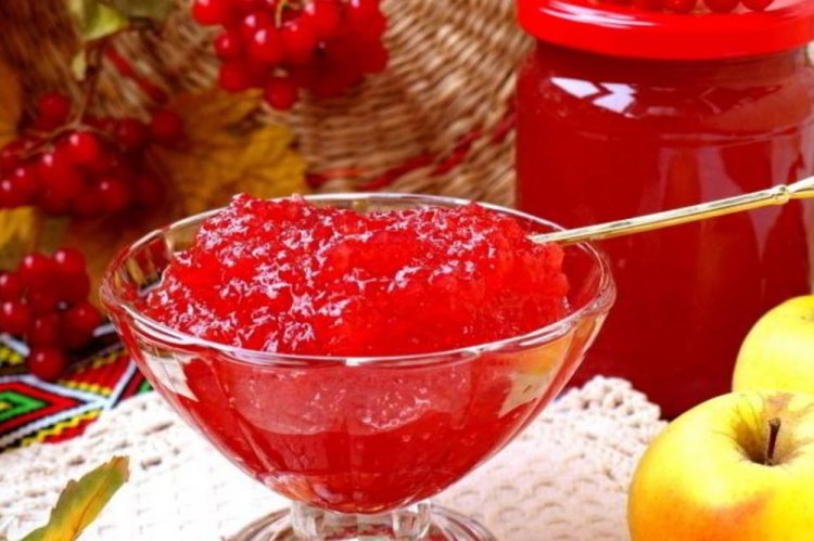 Варенье из калины и яблок
